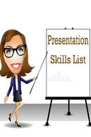 Presentation Skills List पोस्टर