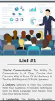 Presentation Skills List 스크린샷 2