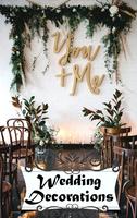 Wedding Stage Decoration of Flowers poster