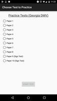 Georgia DMV Practice Test syot layar 1