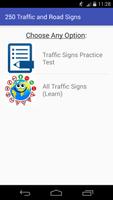 250 Traffic and Road Signs poster