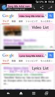 Video Lyrics Search Play Share ảnh chụp màn hình 1