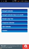 BD Calendar and Holidays imagem de tela 3