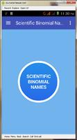 Scientific Binomial Names poster