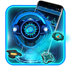 Tema de tecnología AI icono