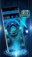 Tema de tecnología AI Poster