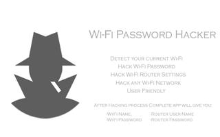 WiFi Password Hacker Prank Cartaz