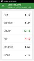 برنامه‌نما Prayer times and Qibla عکس از صفحه