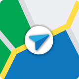 Định tuyến Tuyến GPS: Định vị và chuyển tuyến GPS biểu tượng