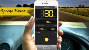 GPS Speedometer Odometer & Trip Meter - HUD Way Affiche
