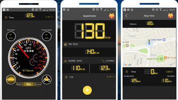 GPS Speedometer Odometer & Trip Meter - HUD Way screenshot 1