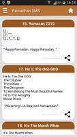 Ramadhan Karim SMS poster