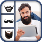 Man Mustache Beard Style Pro icône