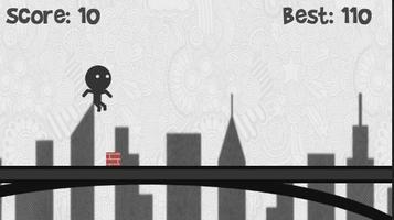 Ronny The Stickman Runner تصوير الشاشة 1