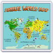 Animal World Map 6 -12 ans