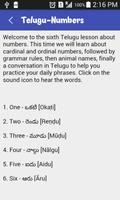 Learn Telugu Malayalam ภาพหน้าจอ 2