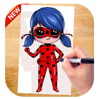 New:How To Draw ladybug Characters icône