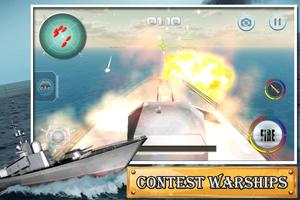 Navy Battleship Sea War Combat capture d'écran 2