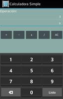 Calculadora Simple screenshot 1