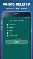 Whats Deleted Messages Recovery capture d'écran 3