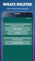 Whats Deleted Messages Recovery Affiche