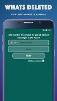 Whats Deleted Messages Recovery capture d'écran 1