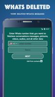 Whats Deleted Messages Recovery capture d'écran 2