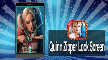 Quinn Zipper Lock Screen Plakat