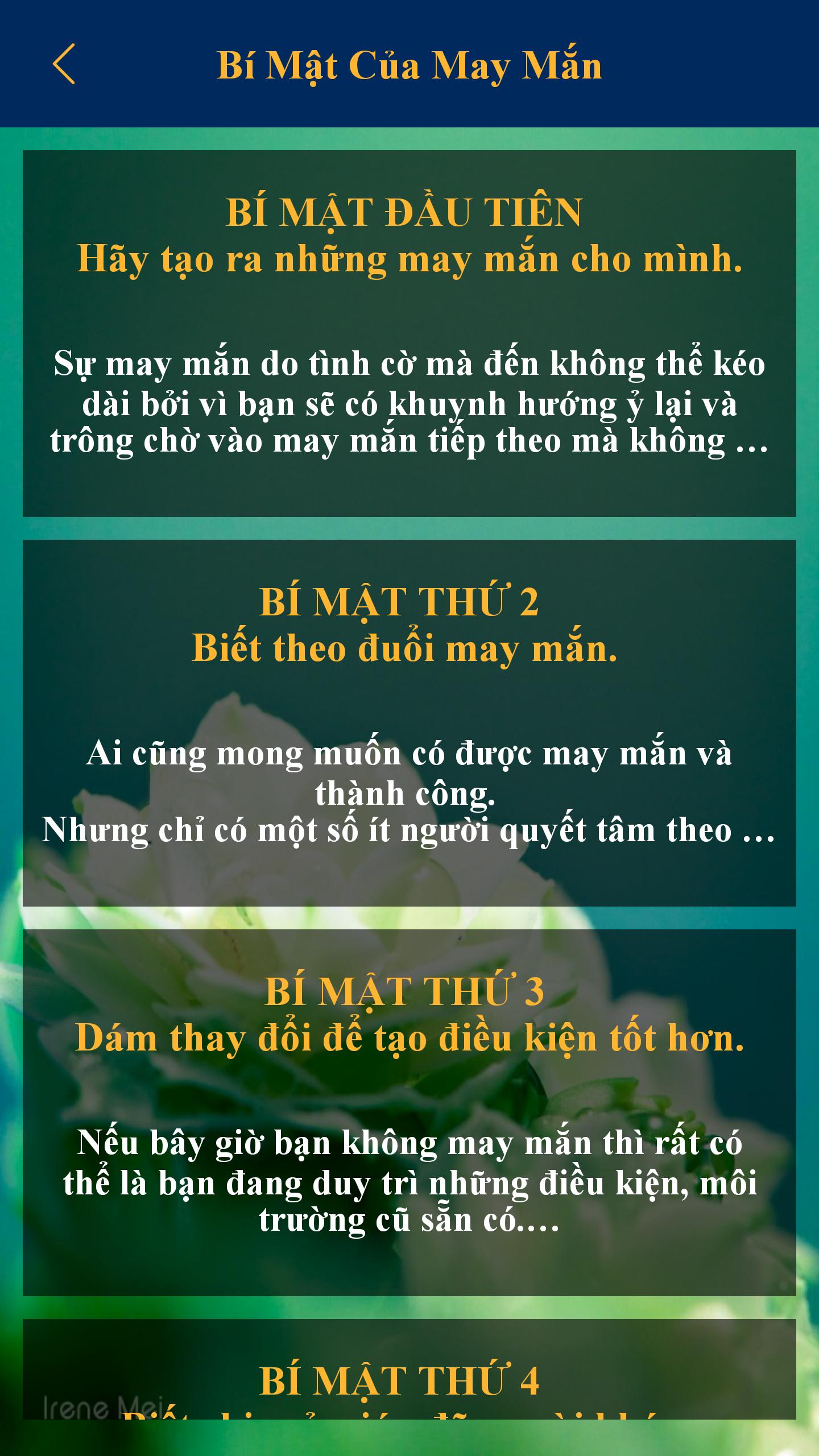 12 Bi Mật Của May Mắn Cội Nguồn Của Sự May Mắn For Android Apk Download
