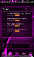 GOWidget AdeaPink ICS - Free تصوير الشاشة 1