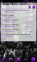 GOWidget Purple ICS Light Free تصوير الشاشة 1