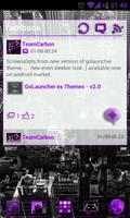 GOWidget Purple ICS Light Free تصوير الشاشة 2