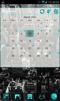 GOWidget Cyan ICS Light Free الملصق
