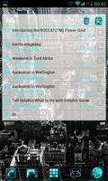 GOWidget Cyan ICS Light Free تصوير الشاشة 1