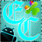 GOWidget Theme ElecCyan-Free أيقونة