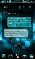 GOWidget Theme ElecCyan-Free الملصق