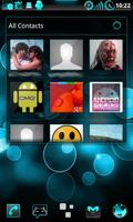 GOWidget Theme ElecCyan-Free تصوير الشاشة 1