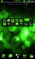 GOWidget Theme PoisnGreen-Free تصوير الشاشة 1