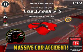 Cop Car Crash Racing CSR Chase ảnh chụp màn hình 1