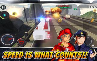 پوستر Smash Cop 3D Bandit Heat Chase