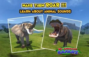 My Animals - Safari Kids Game capture d'écran 1