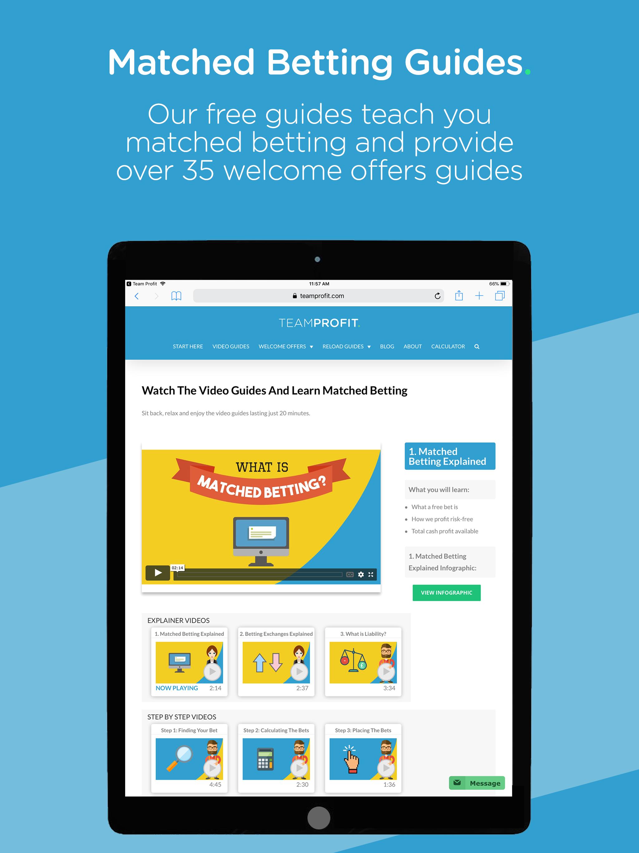 Matched Betting App