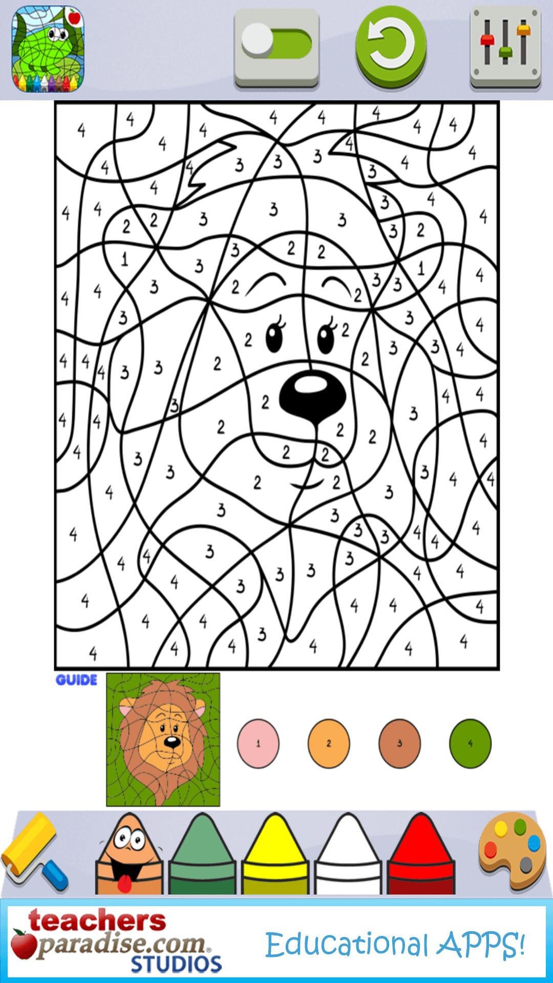 Color by numbers game for kids apk for android download