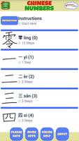 Learn Chinese Writing: Numbers Affiche
