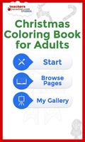 Christmas Coloring for Adults Affiche