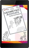Animal Mandalas Coloring Book - Geometric Coloring Affiche