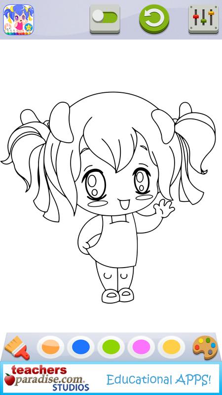 Coloring Anime App Anime Manga Coloring Book Game for Android APK Download