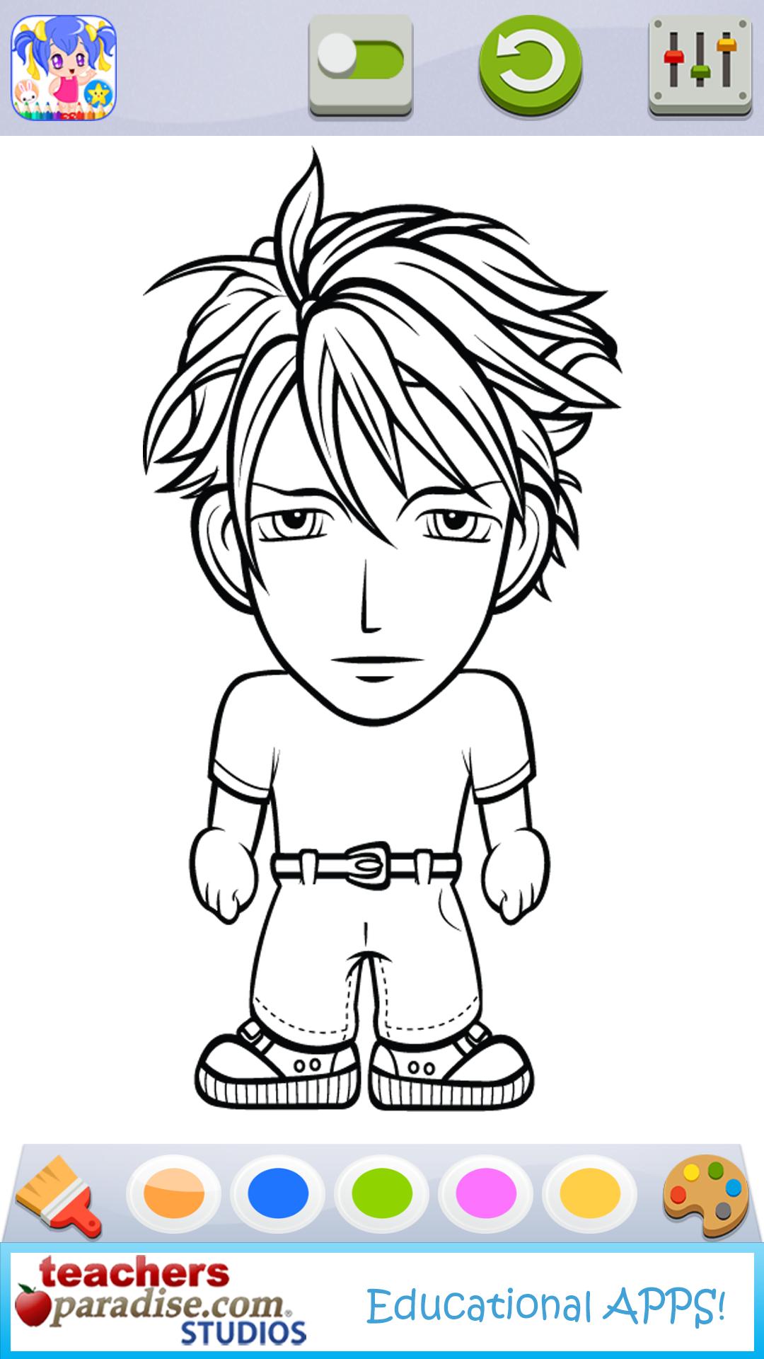Anime Manga Coloring Book Game for Android - APK Download