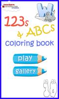 123s ABCs Kids Coloring Book পোস্টার