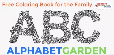 Adult Coloring Books: Alphabet